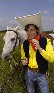 Laurent Gerra en Lucky Luke