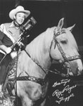 Roy Rodgers avec son cheval Trigger
