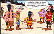 Lucky Luke dans Canyon Apache